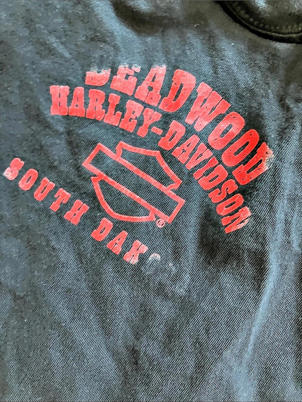 Harley-Davidson 2009 Sturgis Rally Deadwood Rhinestone T-Shirt Rally Rhinestone - Picture 6 of 6